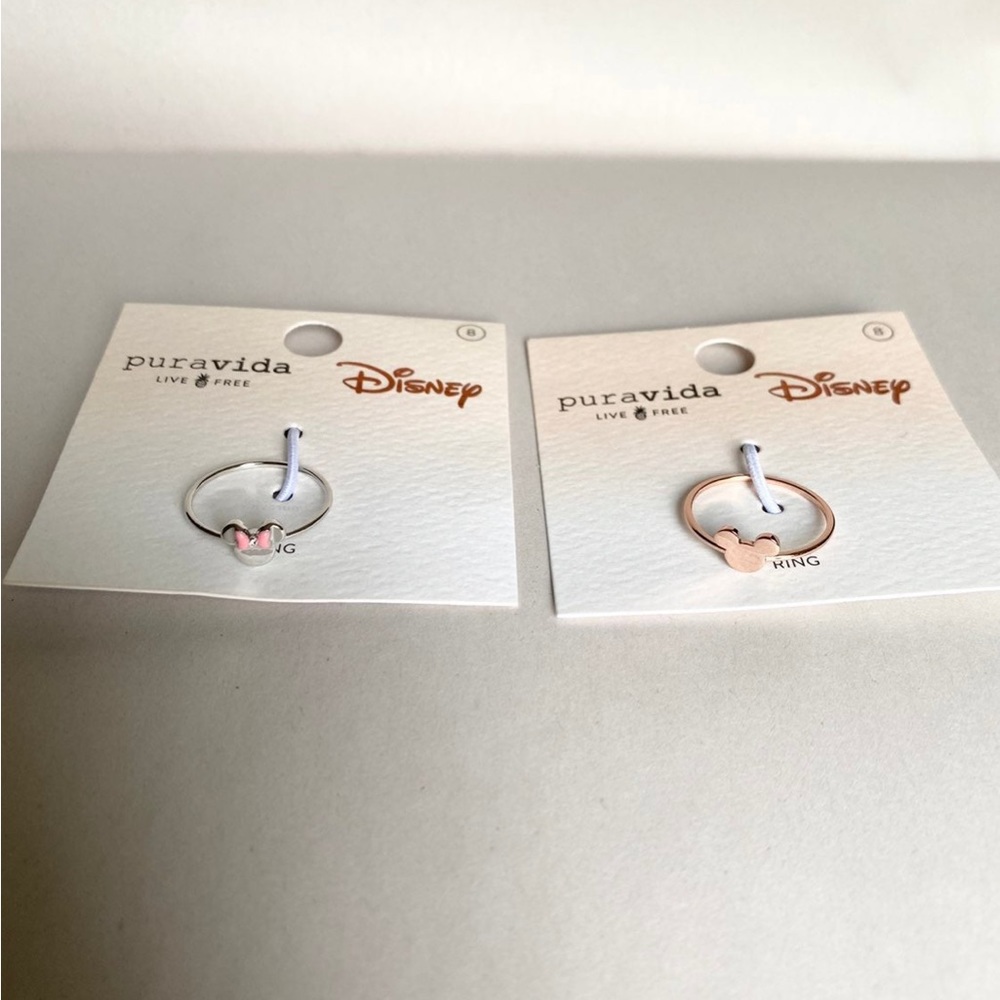 Pura Vida Mickey and Minnie Rings